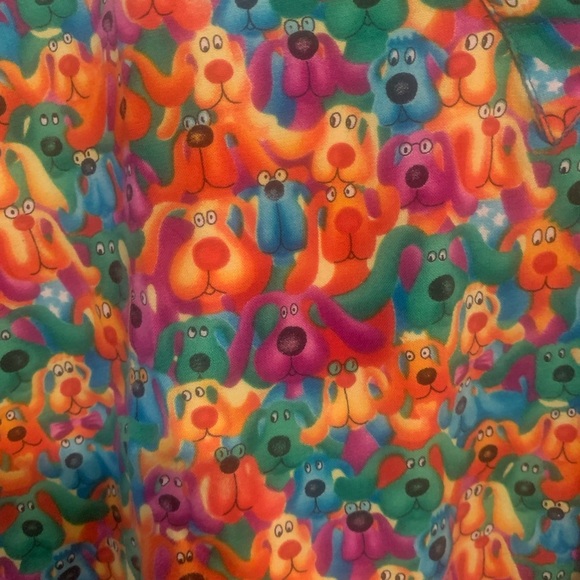 Peaches Uniforms Multicolor Dog Scrub Top - Picture 3 of 5